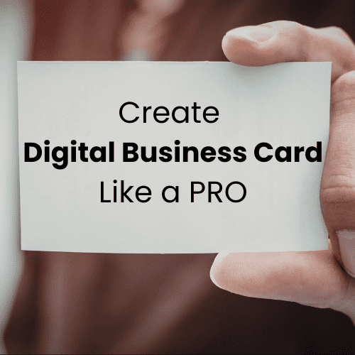 Create Digital Business Card Img