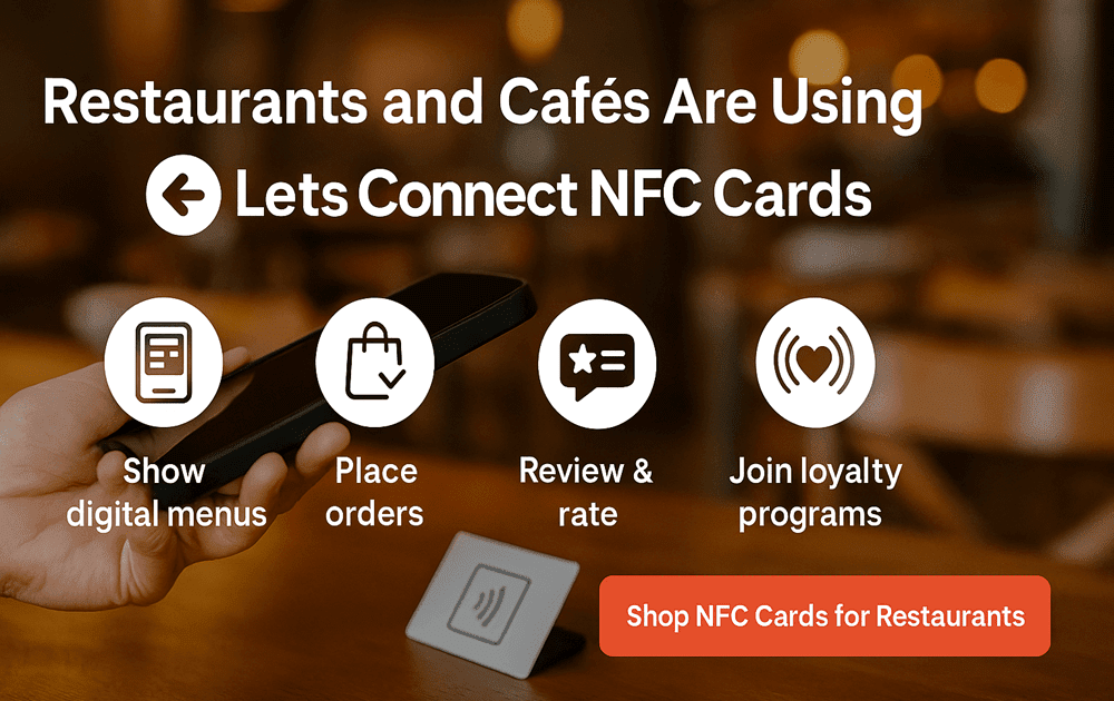 NFC Cards for Menus and Reviews