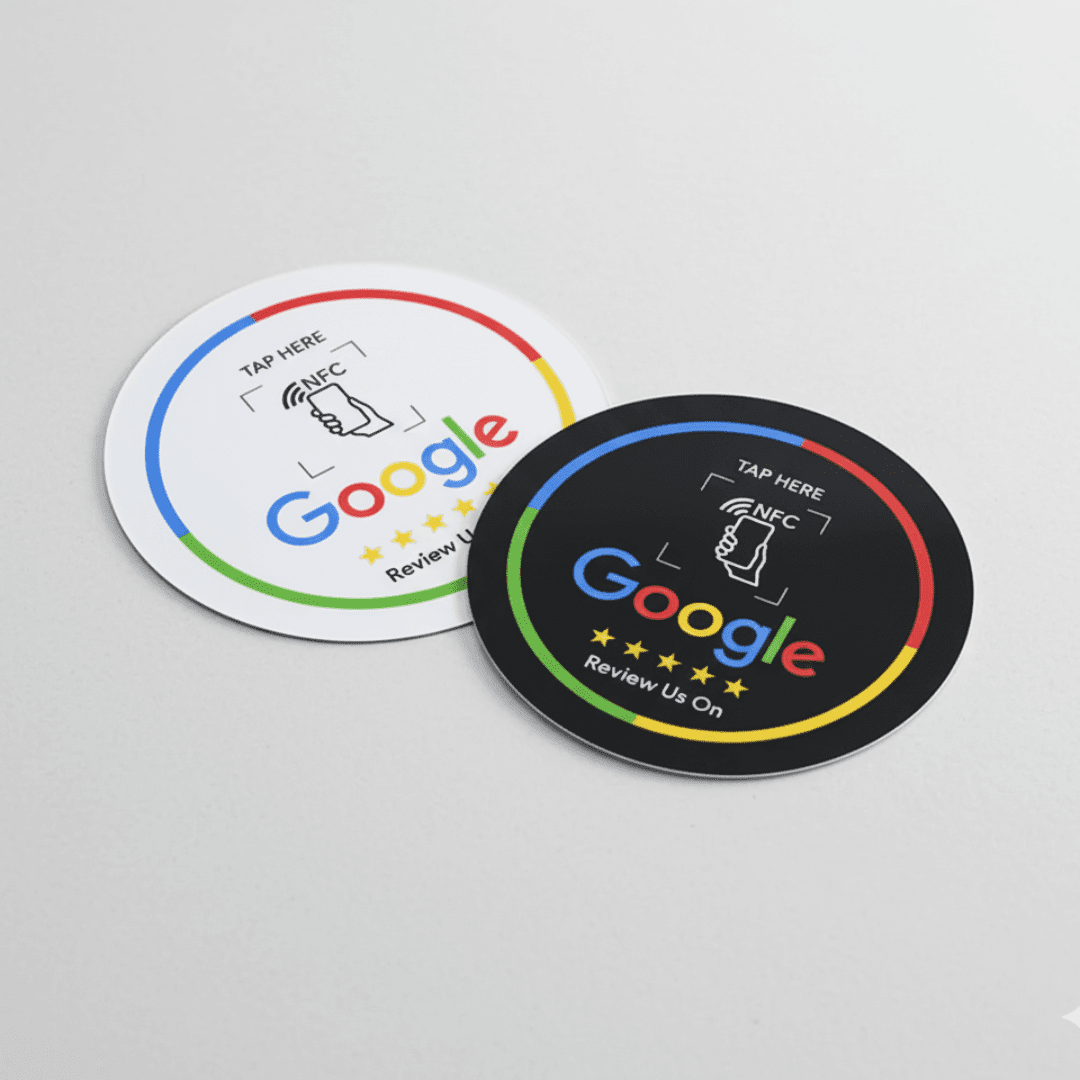 Nfc Google Review White And Black Stickers
