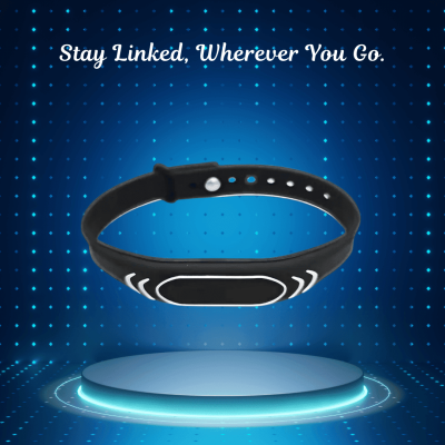 Your Brand Of Connection On Your Wrist - Designed -Black